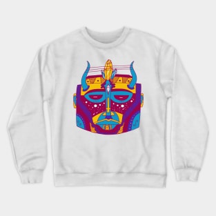 Triad African Mask No 8 Crewneck Sweatshirt